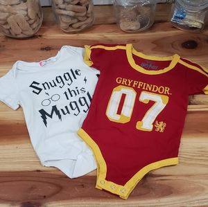 🦖Harry Potter Gryfindor Snuggle Onesies Bundle🦖